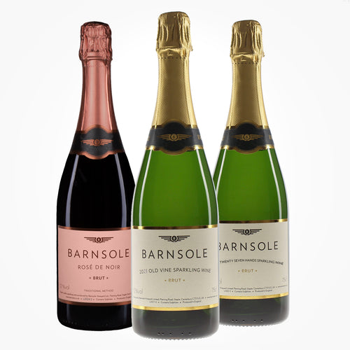 3 bottles, Mixed Sparkling Wine Pack, 1 x Rosé de Noir Sparkling, 1 x Twenty Seven Hands Sparkling Wine, 1 x Old Vine