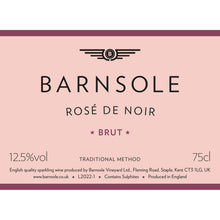Load image into Gallery viewer, Barnsole  Rosé de Noir Sparkling (box&nbsp;of&nbsp;3)